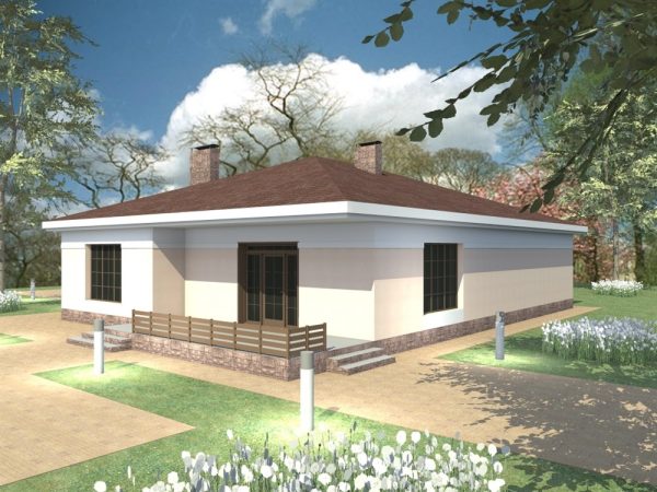 3. Проект дома D-041 Екстерьер Проект дома D-041 - фото 3