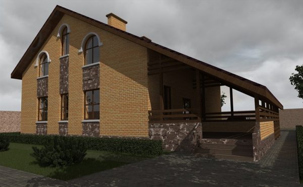 10. Проект дома D-081 Екстерьер Проект дома D-081 - фото 10