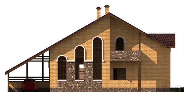 12. Проект дома D-081 Екстерьер Проект дома D-081 - фото 12