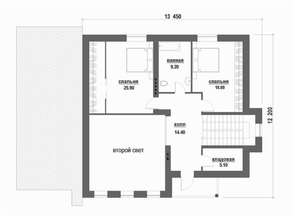 13. Проект дома D-081 Екстерьер Проект дома D-081 - фото 13
