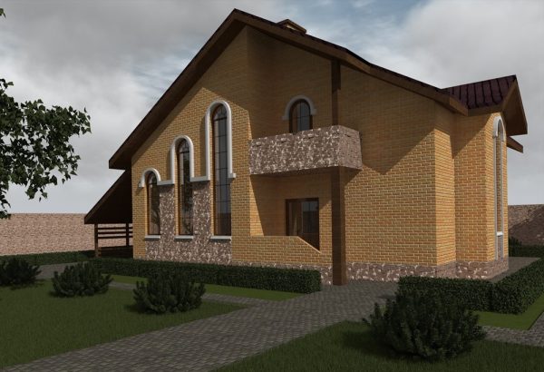 15. Проект дома D-081 Екстерьер Проект дома D-081 - фото 15