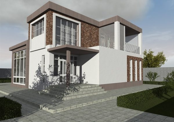 8. Проект дома D-083 Екстерьер Проект дома D-083 - фото 8