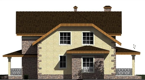 4. Проект дома D-086 Екстерьер Проект дома D-086 - фото 4