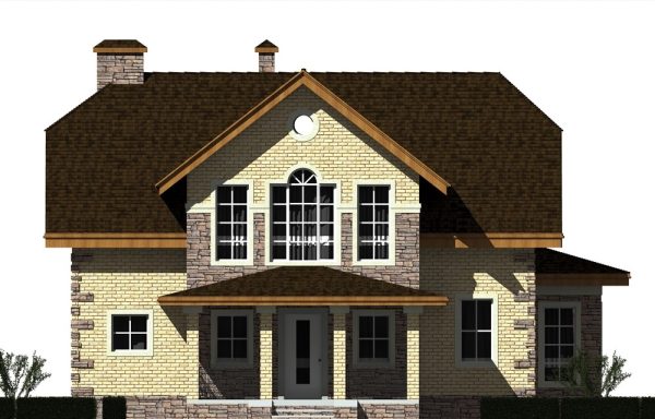 7. Проект дома D-086 Екстерьер Проект дома D-086 - фото 7