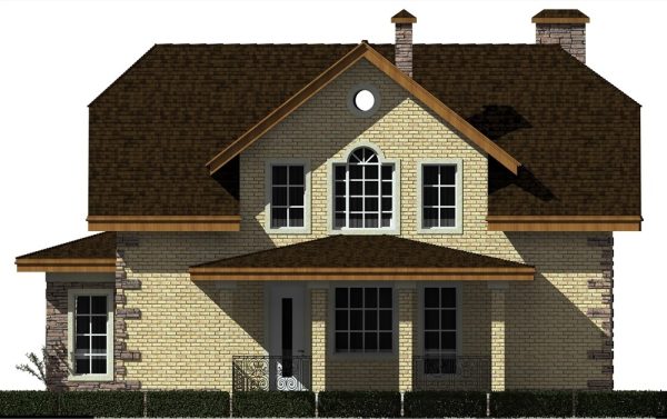 9. Проект дома D-086 Екстерьер Проект дома D-086 - фото 9