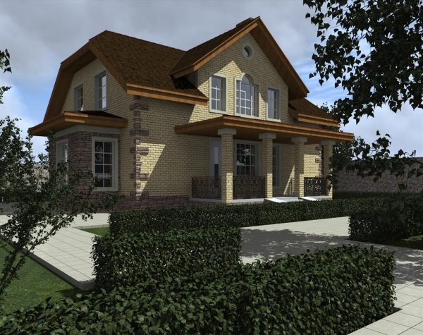 14. Проект дома D-086 Екстерьер Проект дома D-086 - фото 14