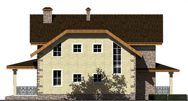 17. Проект дома D-086 Екстерьер Проект дома D-086 - фото 17