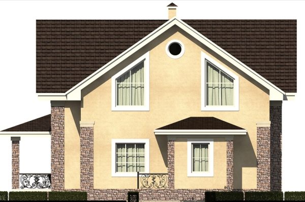 3. Проект дома D-088 Екстерьер Проект дома D-088 - фото 3