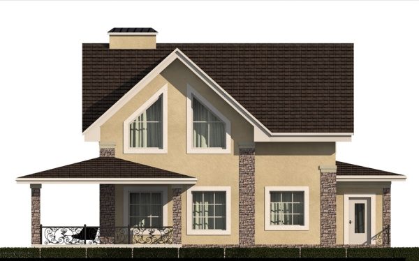 4. Проект дома D-088 Екстерьер Проект дома D-088 - фото 4