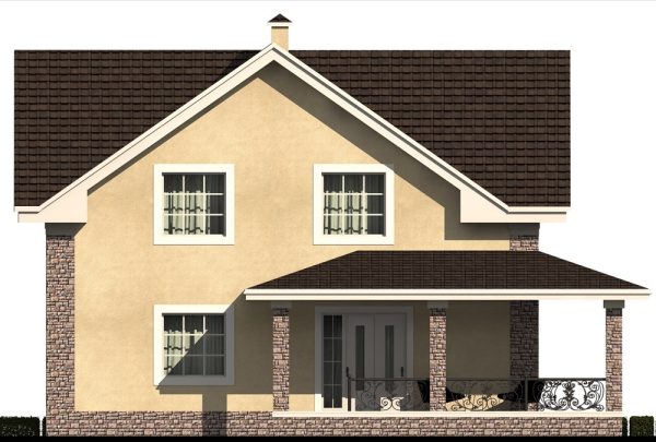 6. Проект дома D-088 Екстерьер Проект дома D-088 - фото 6