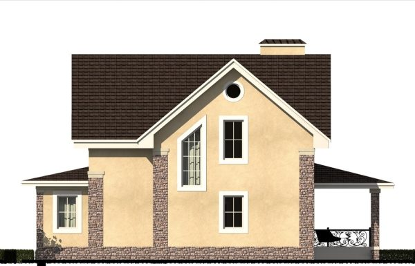 8. Проект дома D-088 Екстерьер Проект дома D-088 - фото 8