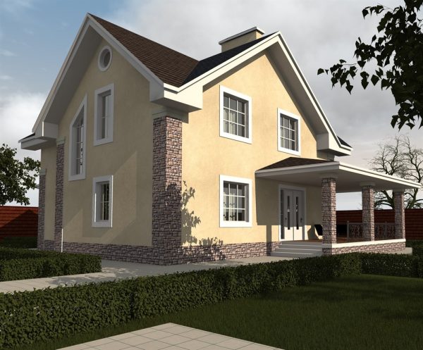 13. Проект дома D-088 Екстерьер Проект дома D-088 - фото 13