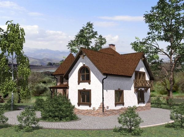 15. Проект дома D-096 Екстерьер Проект дома D-096 - фото 15