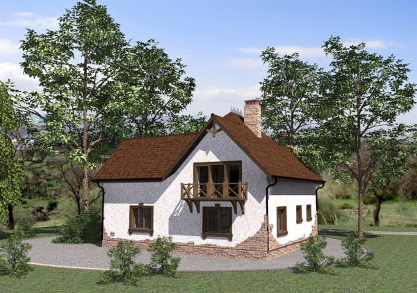 20. Проект дома D-096 Екстерьер Проект дома D-096 - фото 20