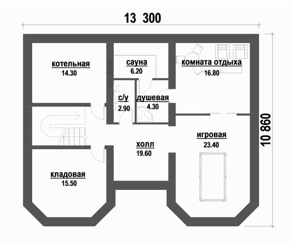 8. Проект дома D-097 Екстерьер Проект дома D-097 - фото 8