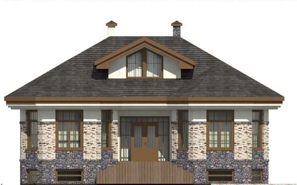 9. Проект дома D-097 Екстерьер Проект дома D-097 - фото 9