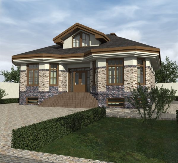 15. Проект дома D-097 Екстерьер Проект дома D-097 - фото 15