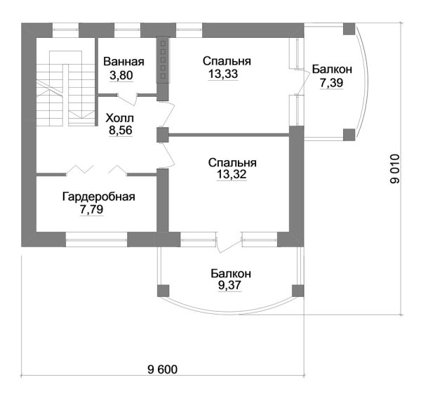 10. Проект дома D-098 Екстерьер Проект дома D-098 - фото 10