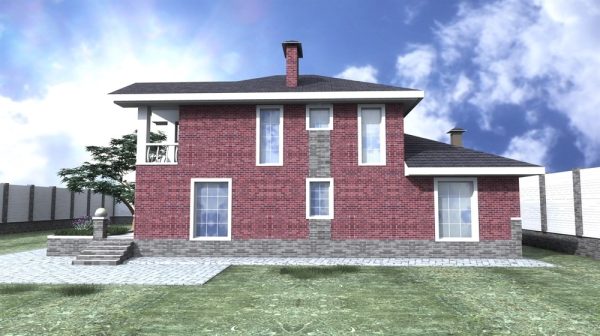 11. Проект дома D-098 Екстерьер Проект дома D-098 - фото 11