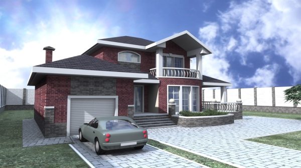 12. Проект дома D-098 Екстерьер Проект дома D-098 - фото 12