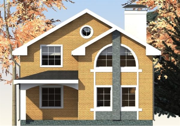 2. Проект дома D-102 Екстерьер Проект дома D-102 - фото 2