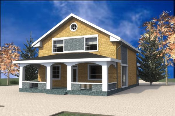 5. Проект дома D-102 Екстерьер Проект дома D-102 - фото 5