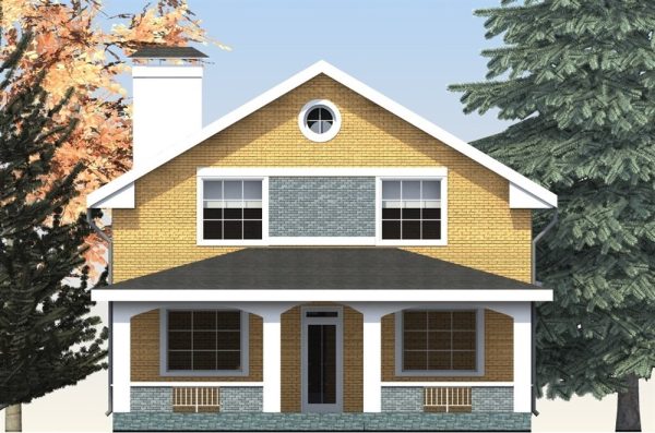 18. Проект дома D-102 Екстерьер Проект дома D-102 - фото 18