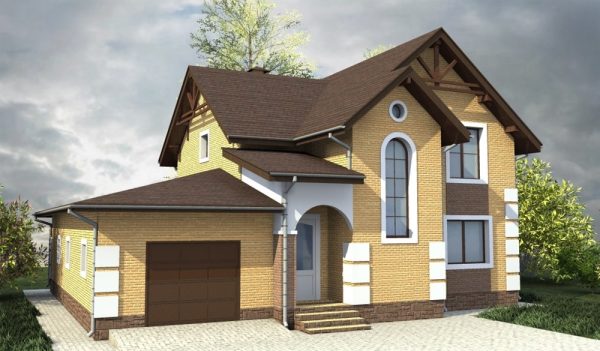 1. Проект дома D-110 Екстерьер Проект дома D-110 - фото 1