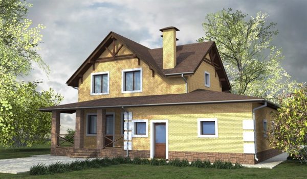 3. Проект дома D-110 Екстерьер Проект дома D-110 - фото 3
