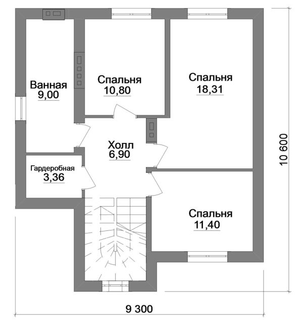 13. Проект дома D-110 Екстерьер Проект дома D-110 - фото 13