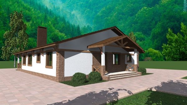 7. Проект дома D-111 Екстерьер Проект дома D-111 - фото 7