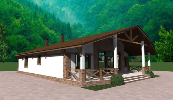 18. Проект дома D-111 Екстерьер Проект дома D-111 - фото 18