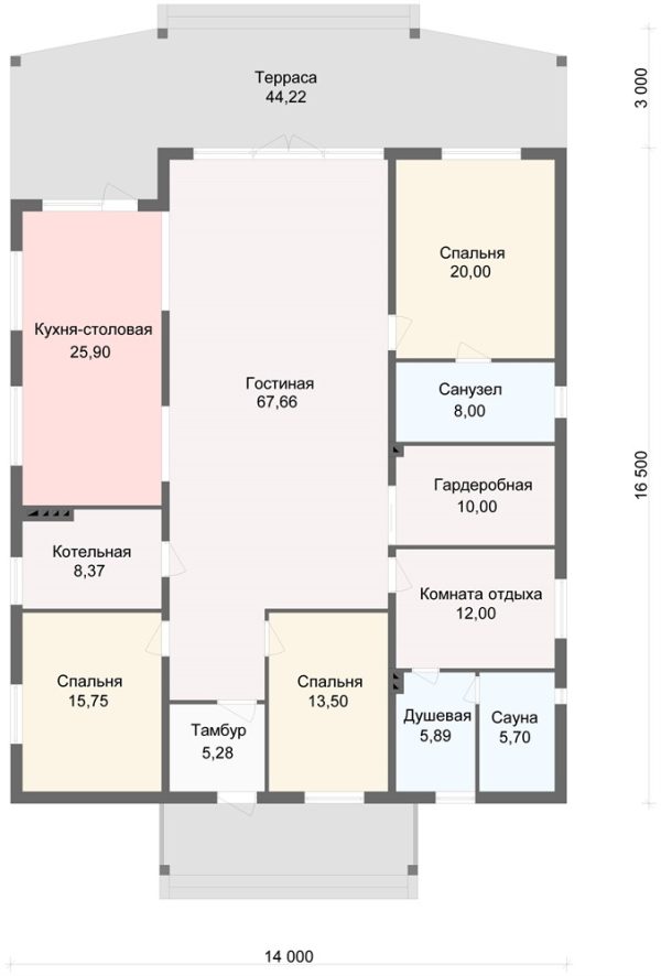 19. Проект дома D-111 Екстерьер Проект дома D-111 - фото 19