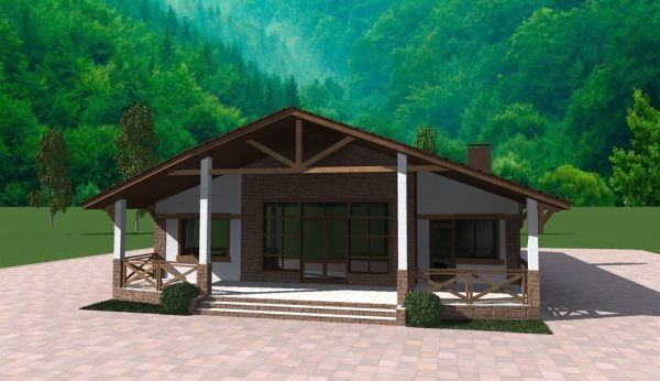 20. Проект дома D-111 Екстерьер Проект дома D-111 - фото 20