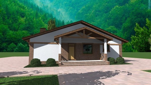 23. Проект дома D-111 Екстерьер Проект дома D-111 - фото 23