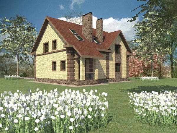 14. Проект дома D-113 Екстерьер Проект дома D-113 - фото 14