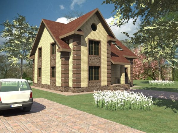 15. Проект дома D-113 Екстерьер Проект дома D-113 - фото 15