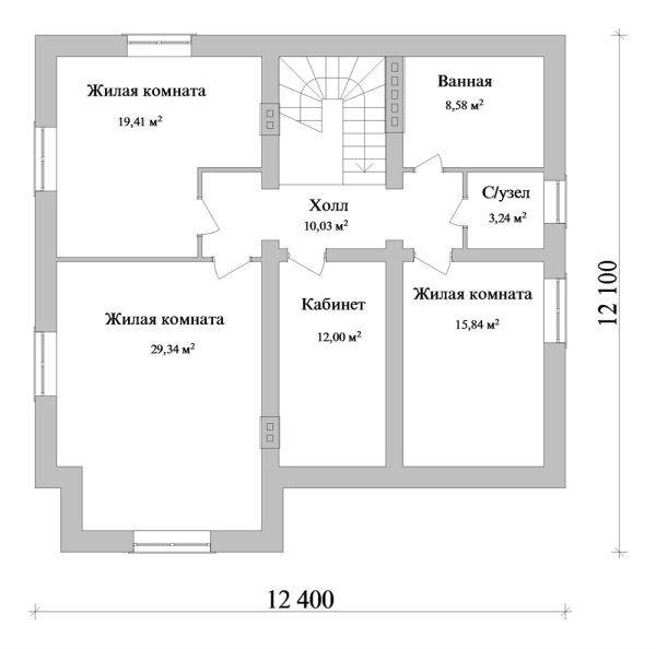 16. Проект дома D-113 Екстерьер Проект дома D-113 - фото 16