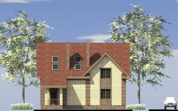 20. Проект дома D-113 Екстерьер Проект дома D-113 - фото 20