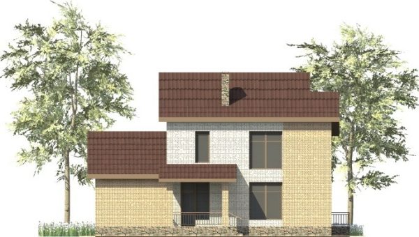 6. Проект дома D-116 Екстерьер Проект дома D-116 - фото 6