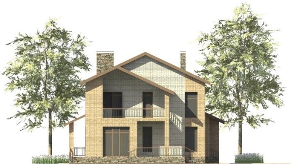 7. Проект дома D-116 Екстерьер Проект дома D-116 - фото 7