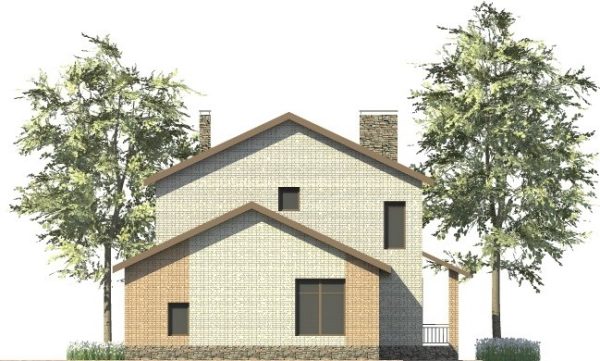 15. Проект дома D-116 Екстерьер Проект дома D-116 - фото 15