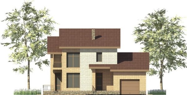 19. Проект дома D-116 Екстерьер Проект дома D-116 - фото 19