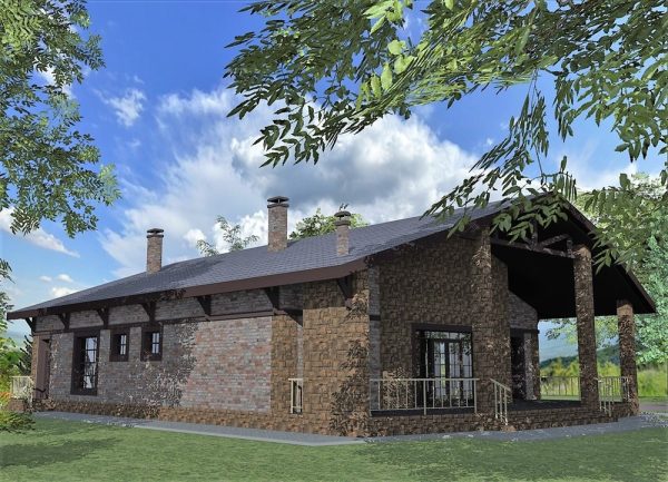 5. Проект дома D-119 Екстерьер Проект дома D-119 - фото 5