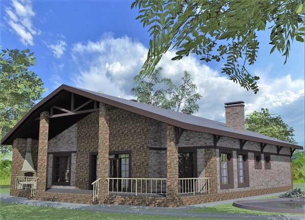 9. Проект дома D-119 Екстерьер Проект дома D-119 - фото 9