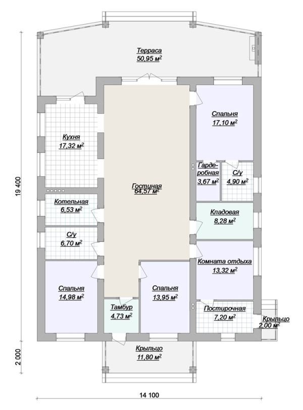 10. Проект дома D-119 Екстерьер Проект дома D-119 - фото 10