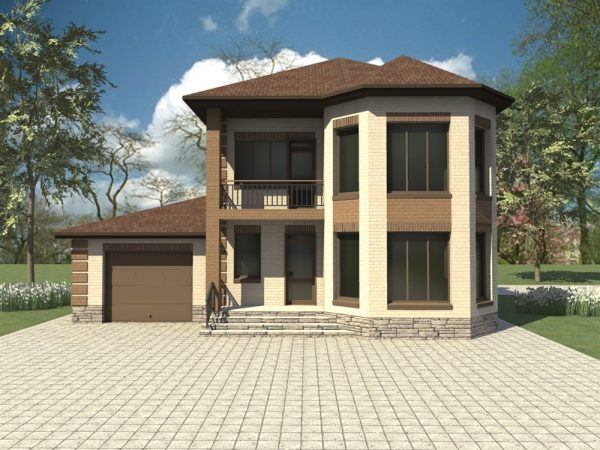 2. Проект дома D-121 Екстерьер Проект дома D-121 - фото 2