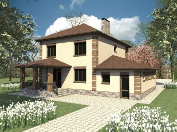 4. Проект дома D-121 Екстерьер Проект дома D-121 - фото 4