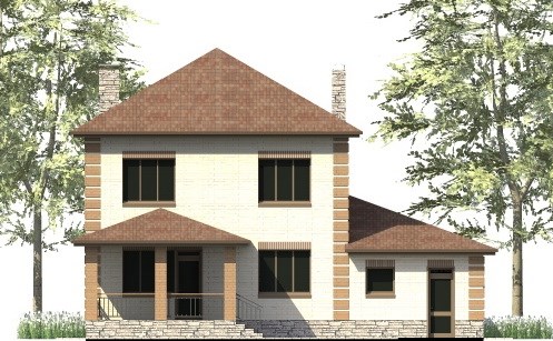 10. Проект дома D-121 Екстерьер Проект дома D-121 - фото 10