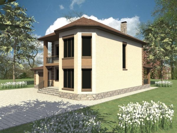 14. Проект дома D-121 Екстерьер Проект дома D-121 - фото 14